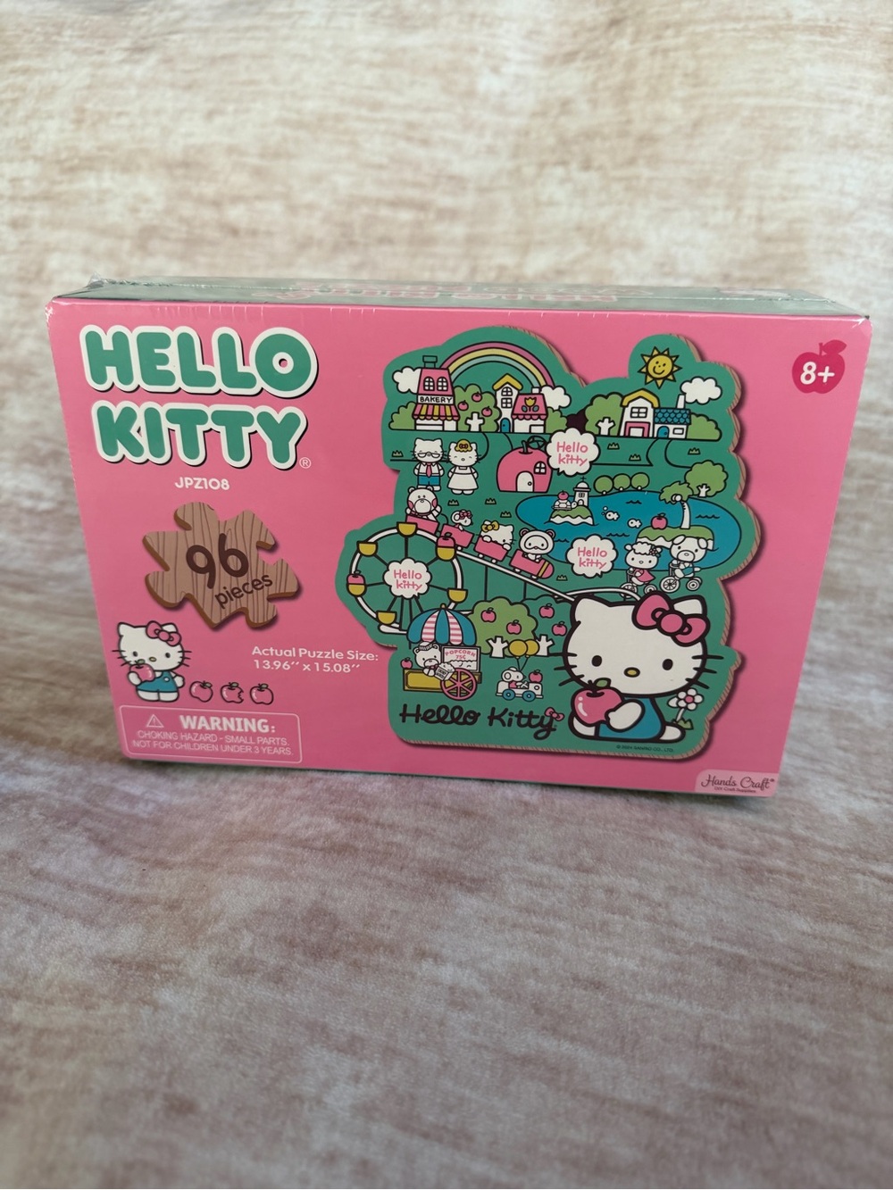 Hello Kitty Pink & Green 96-Piece Kids Puzzle